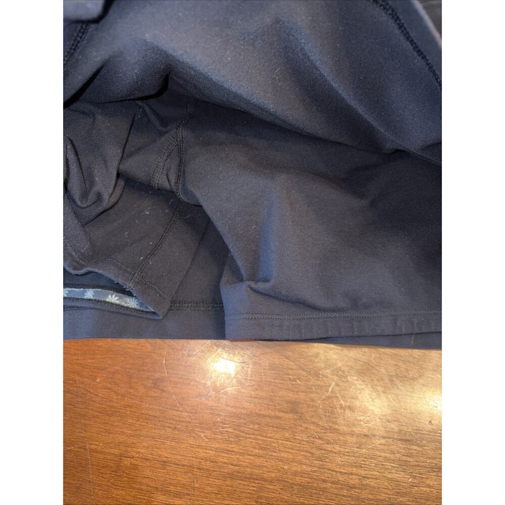 Women L Athleta Skort Skirt Black Pull-On Stretch Travel Golf Casual 14” - Picture 4 of 6